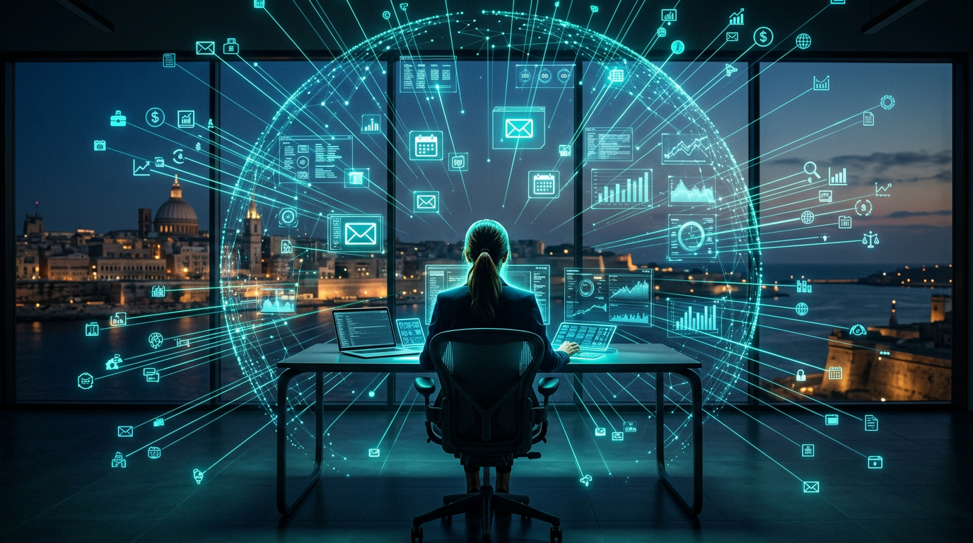 The Great AI Compression: What Happens When One Person Becomes a Full Business